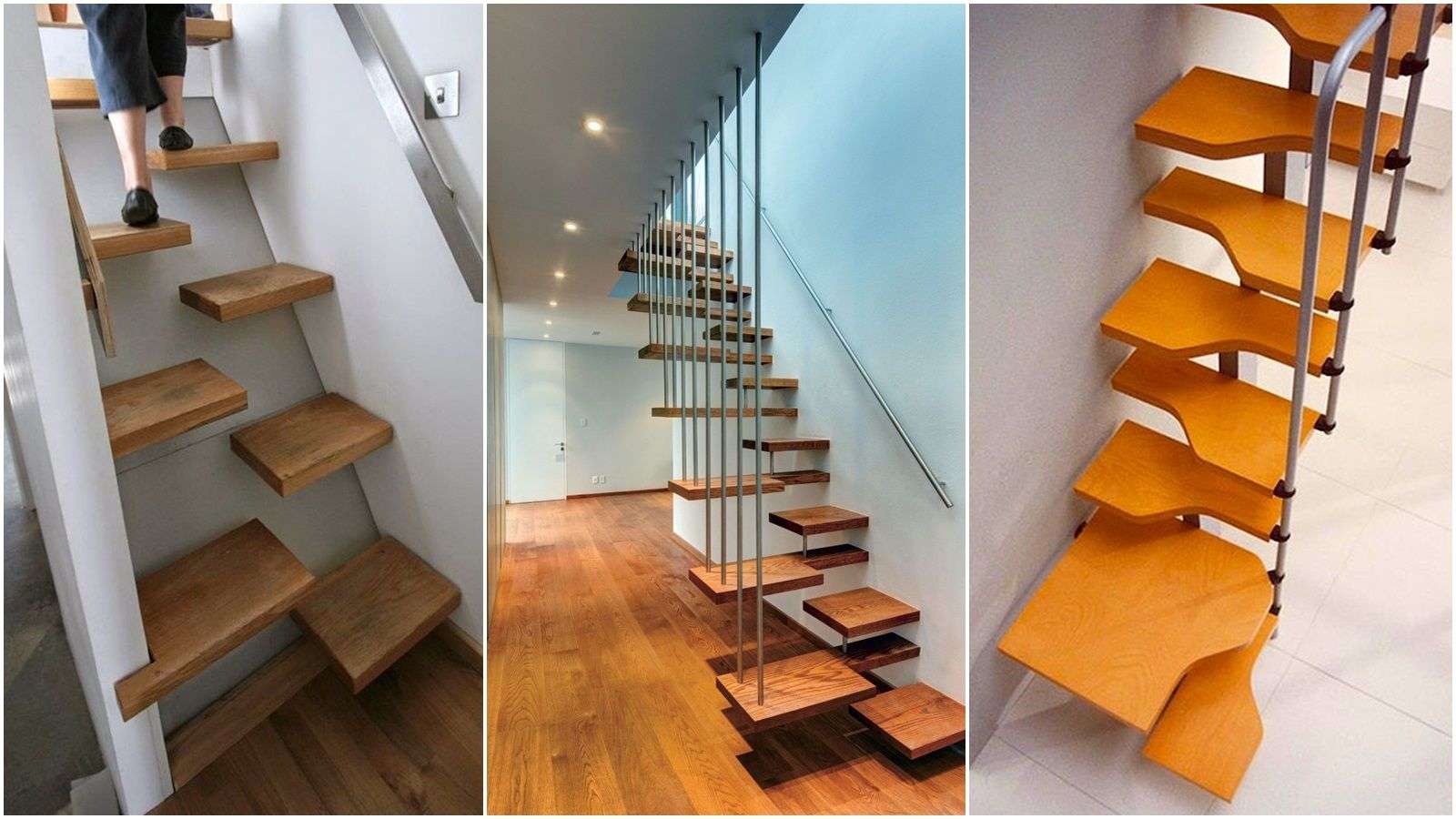 Лестницы со ступенями гусиный шаг